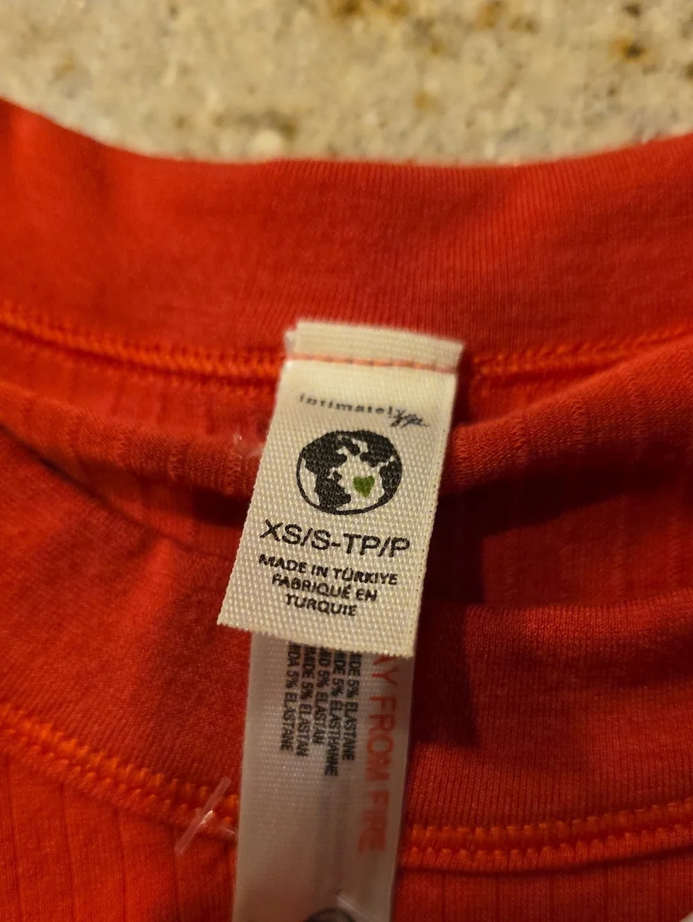 NWT Free People So Soft Seamless Modal Long Sleeve Top XS/S Berry Twist